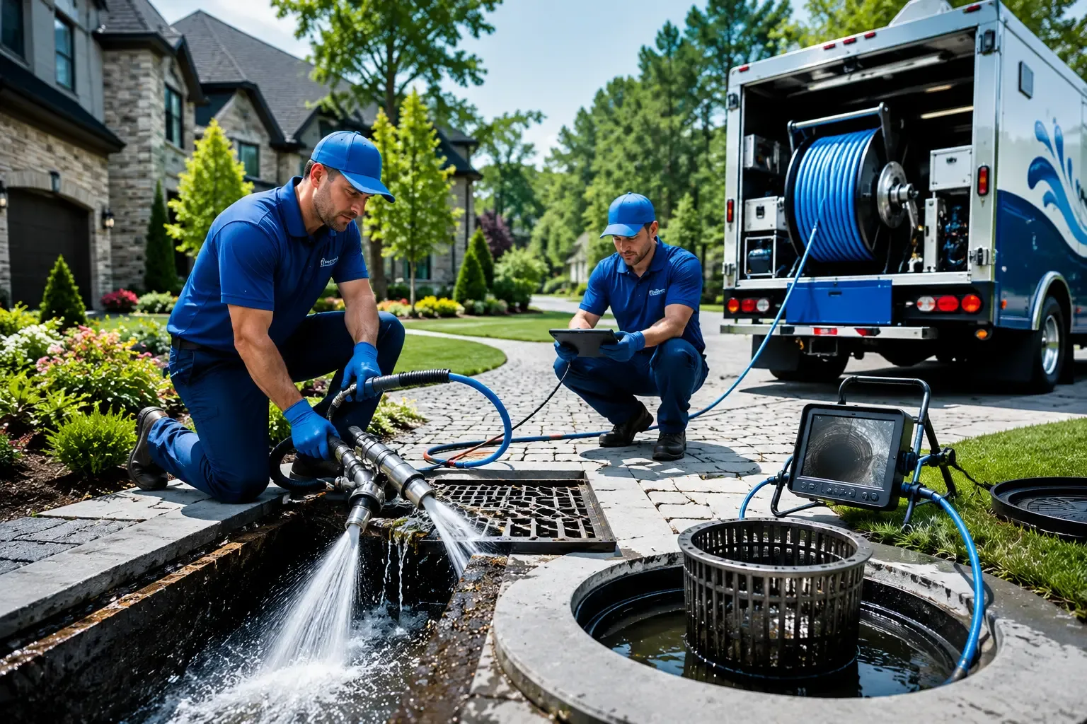 Local outdoor drain cleaning professionals in Plymouth, ME